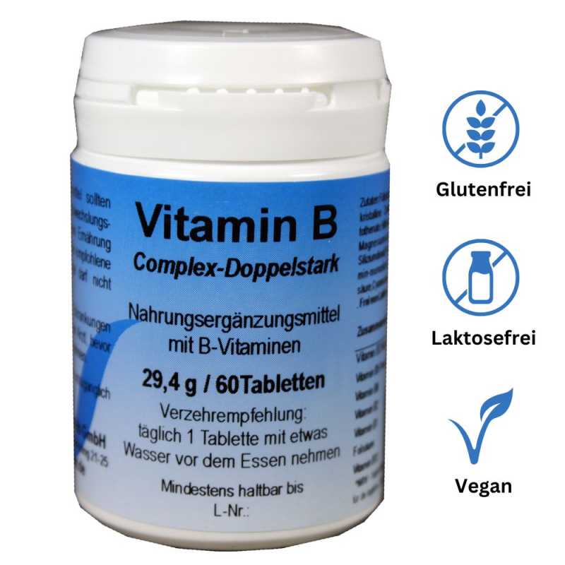Vitamin B Complex – Doppelstark für Energie & Nerven